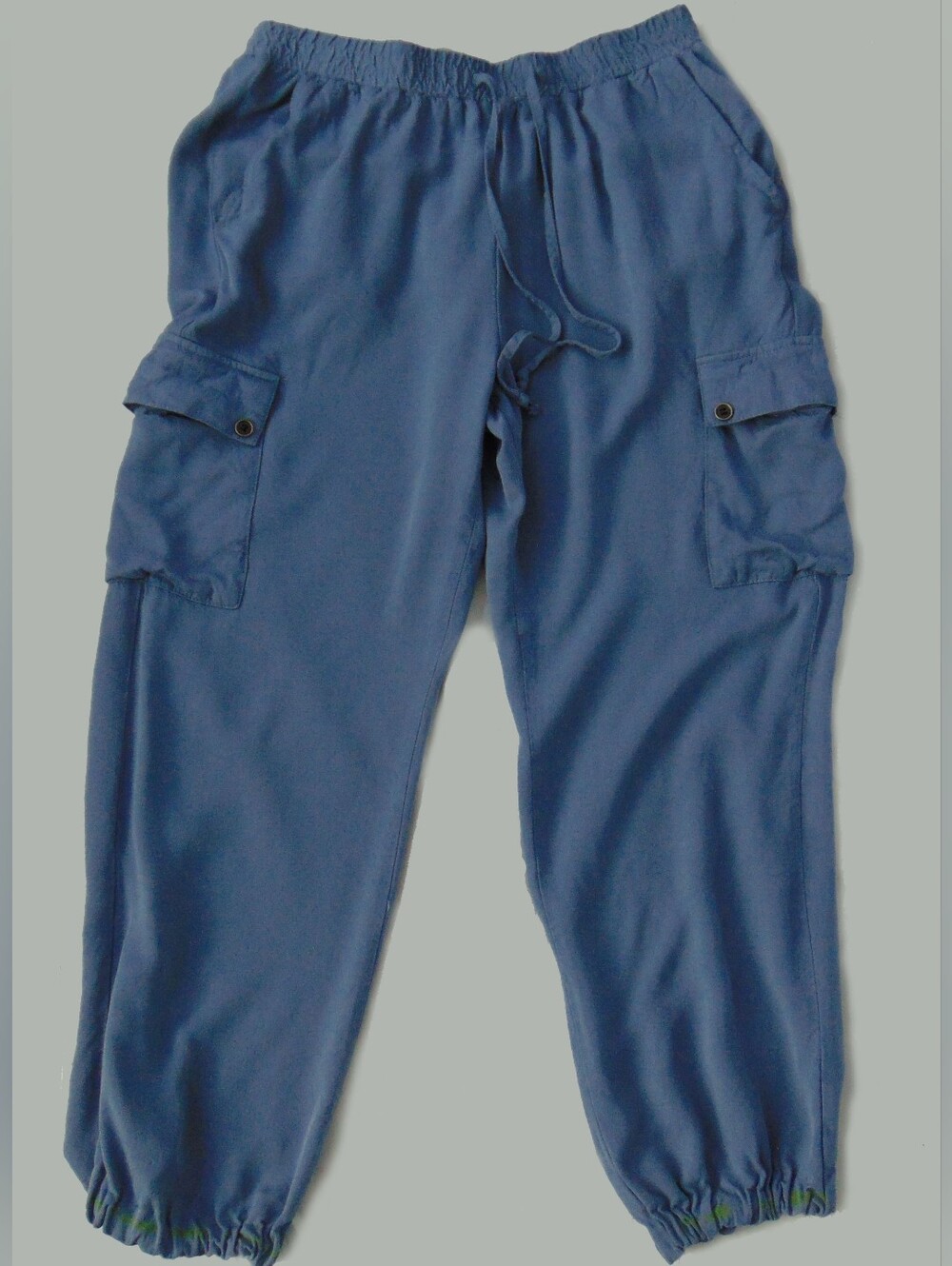 Love University Blue Cargo Jogger Pants Size Large